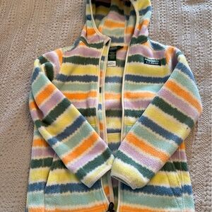 Girls LL Bean fleece jacket